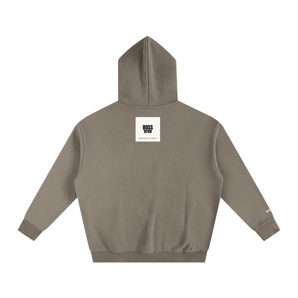 Sudadera con capucha de felpa Oversize BoSS BTCH