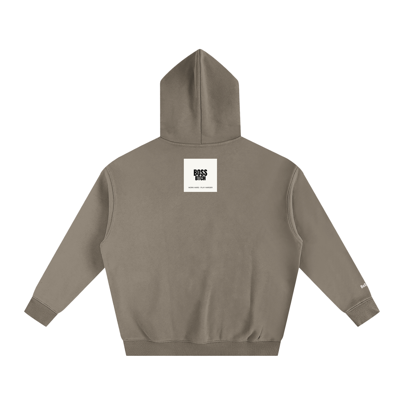 Sudadera con capucha de felpa Oversize BoSS BTCH