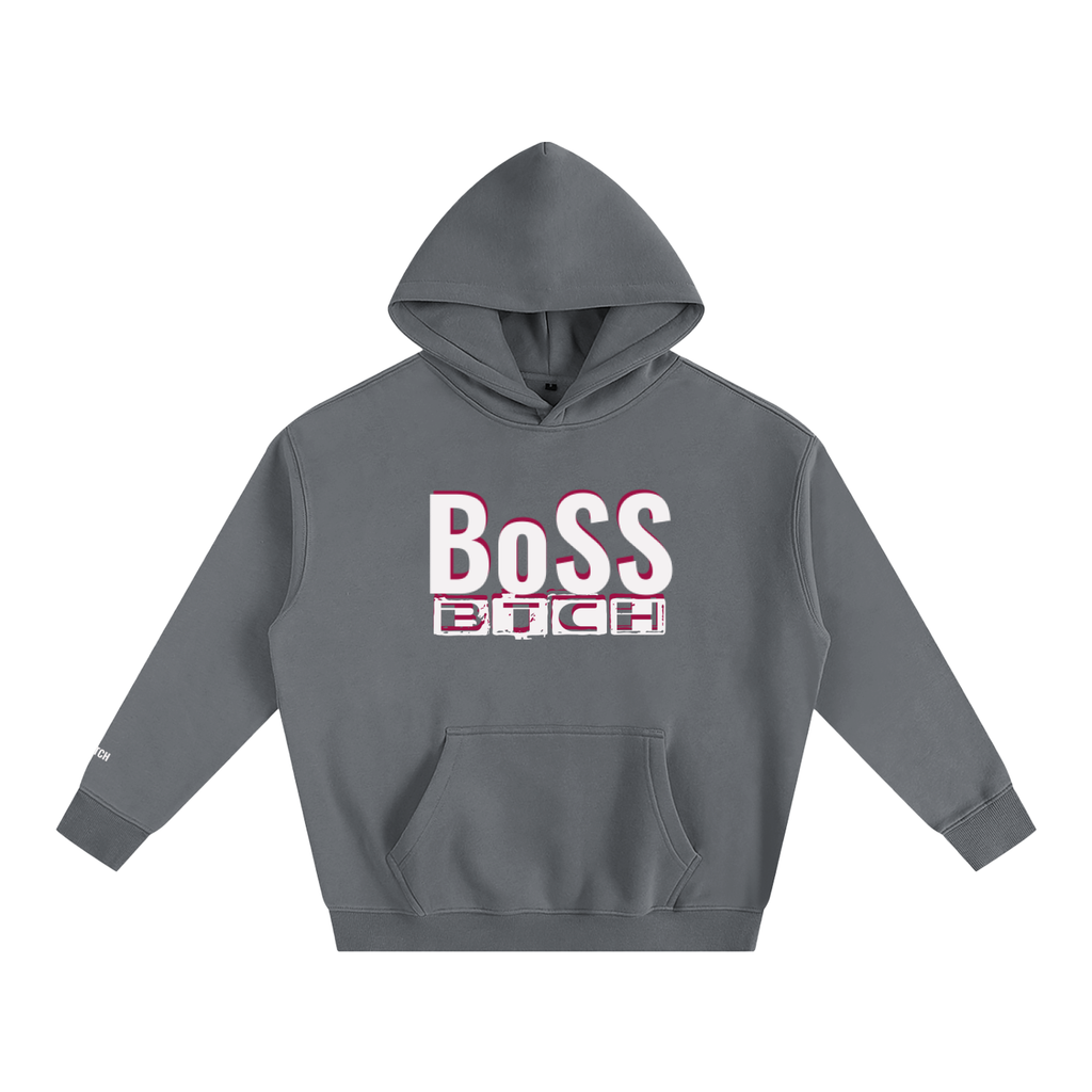 Sudadera con capucha de felpa Oversize BoSS BTCH