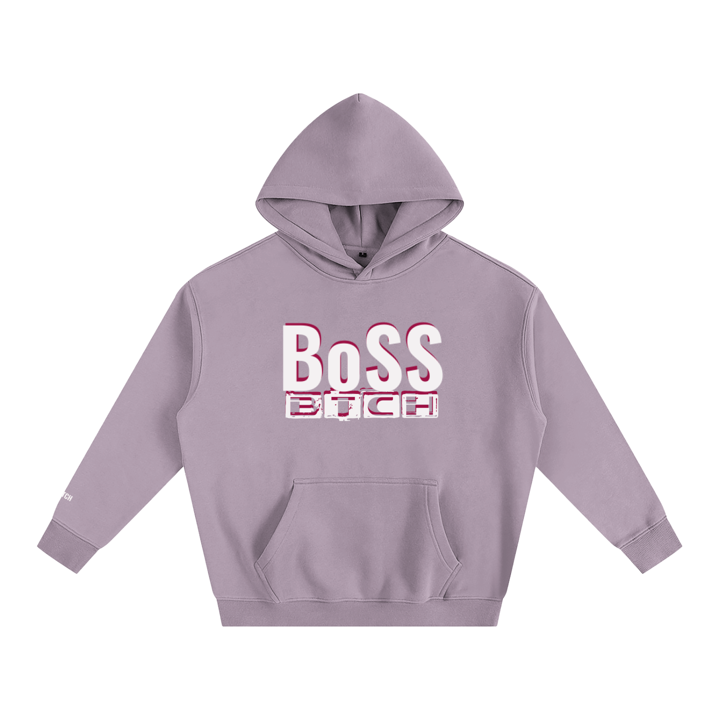 Sudadera con capucha de felpa Oversize BoSS BTCH