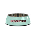 BOSS BTCH stainless steel dog bowl green