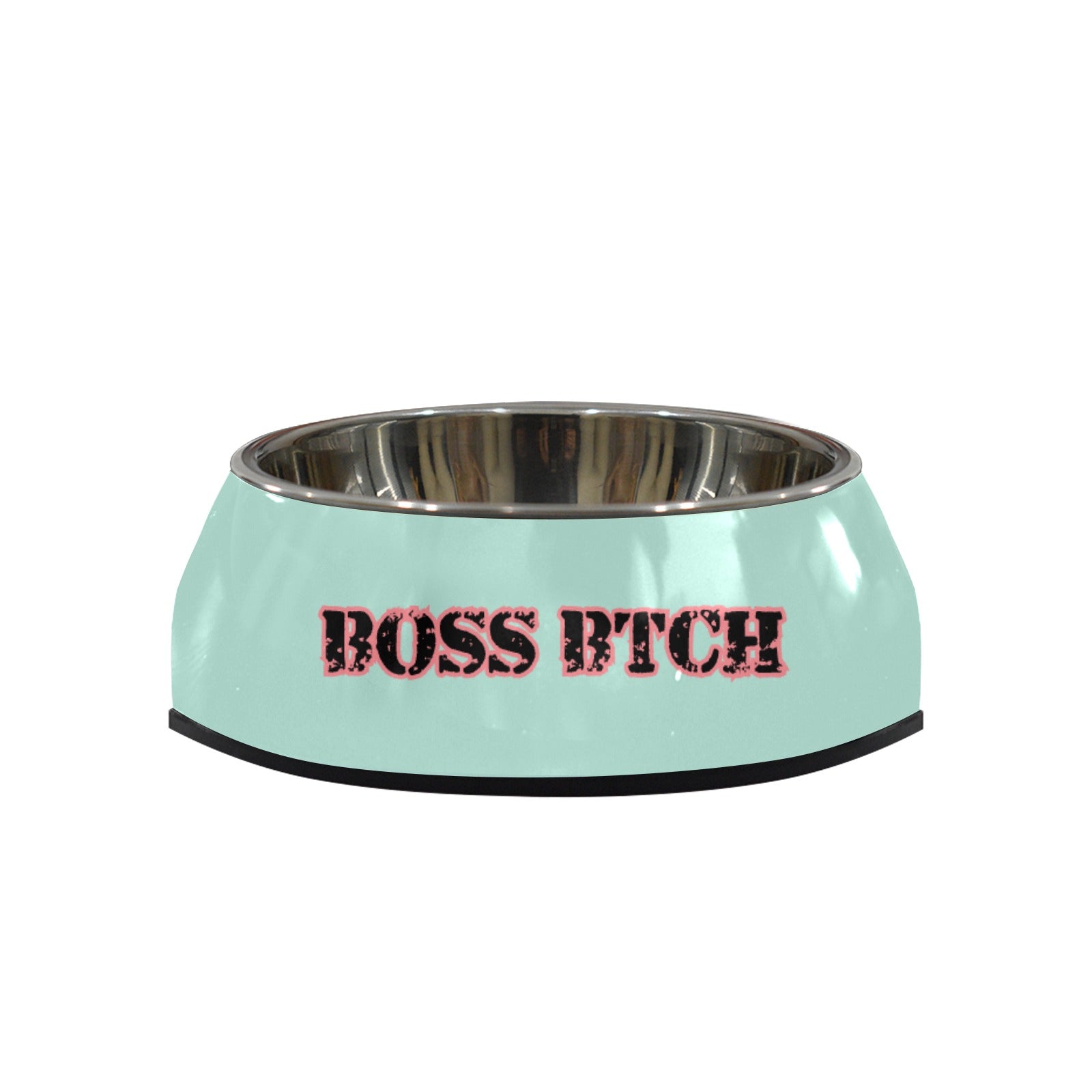 BOSS BTCH stainless steel dog bowl green