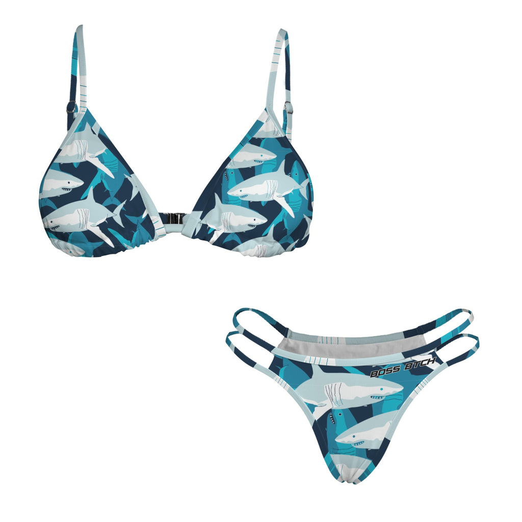 BoSS BTCH Swimming With Sharks Bikini