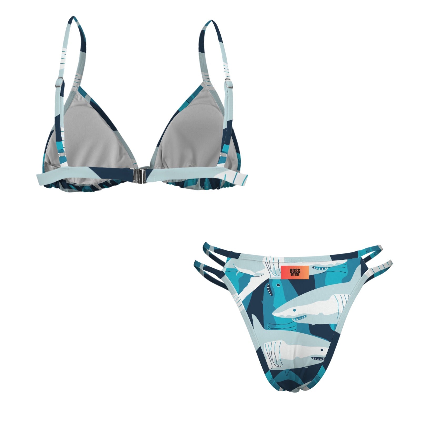BoSS BTCH Swimming With Sharks Bikini