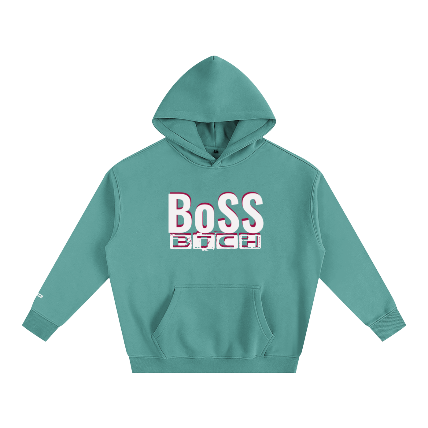 Sudadera con capucha de felpa Oversize BoSS BTCH