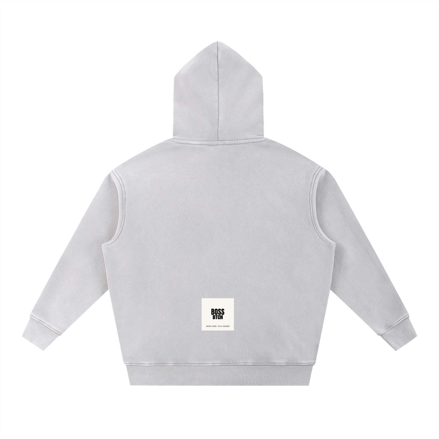 BoSS BTCH Snow Wash Fleece Oversize Hoodie For The Homies