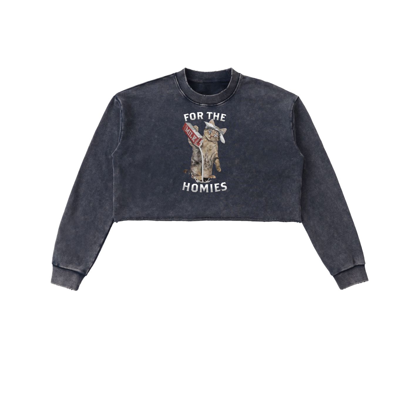 boss btch,Jumper,For The Homies,cat jumper,cropped jumper,b-girl clothing