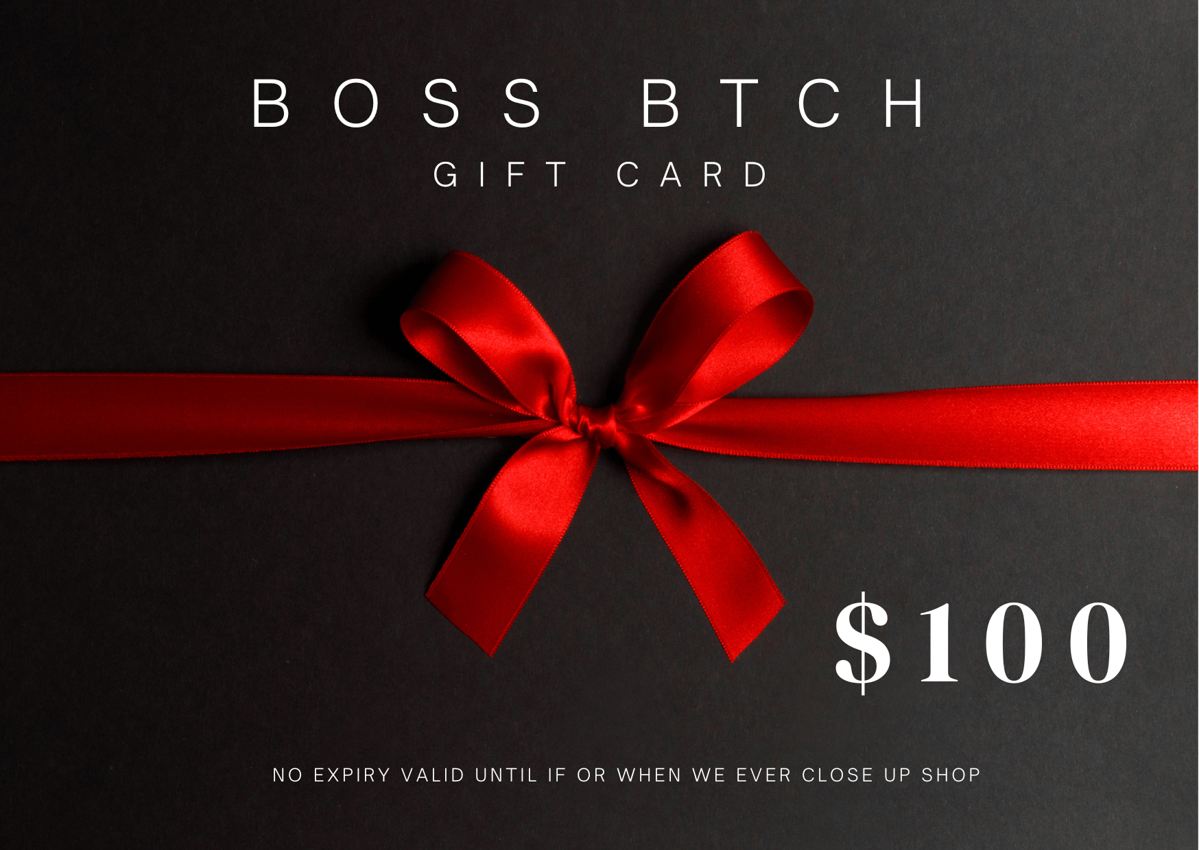 BOSS BTCH GIFT CARD
