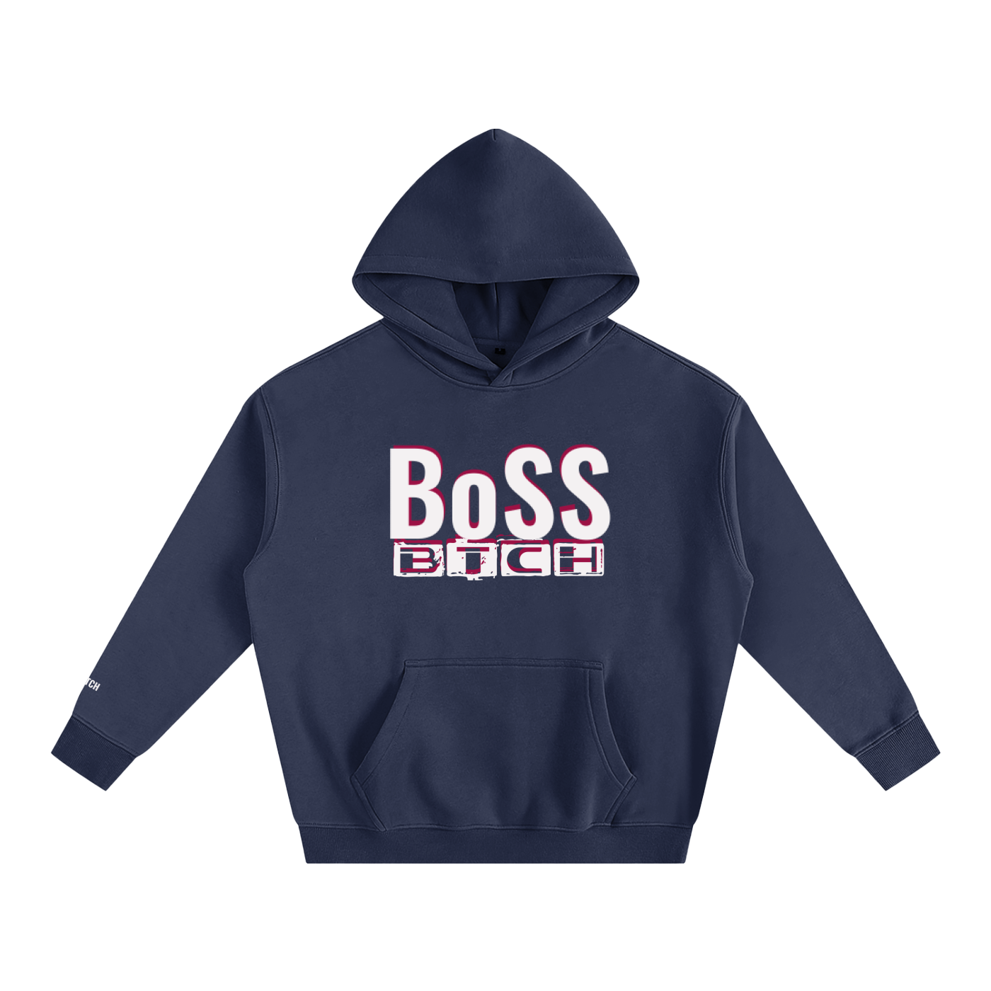 Sudadera con capucha de felpa Oversize BoSS BTCH