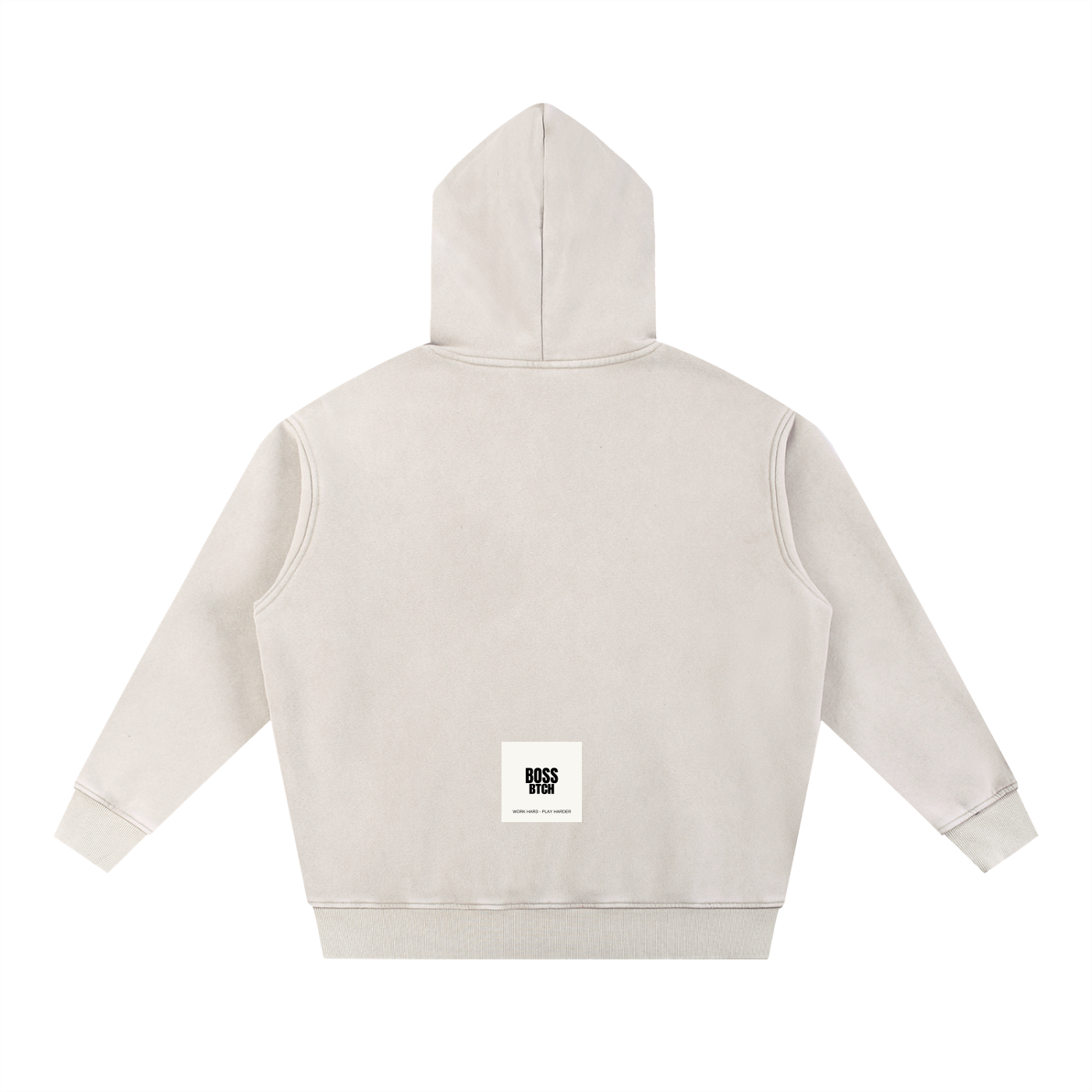 BoSS BTCH Snow Wash Fleece Oversize Hoodie For The Homies
