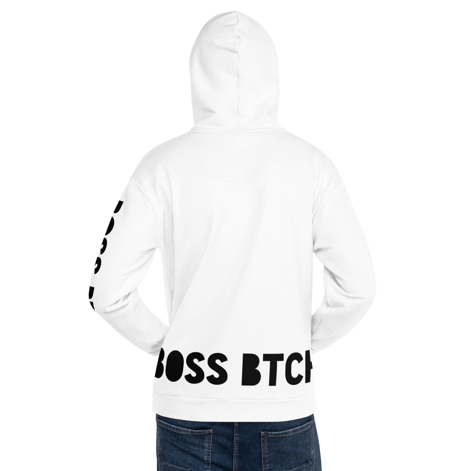 BoSS BTCH B&W Hoodie - Boss BTCH