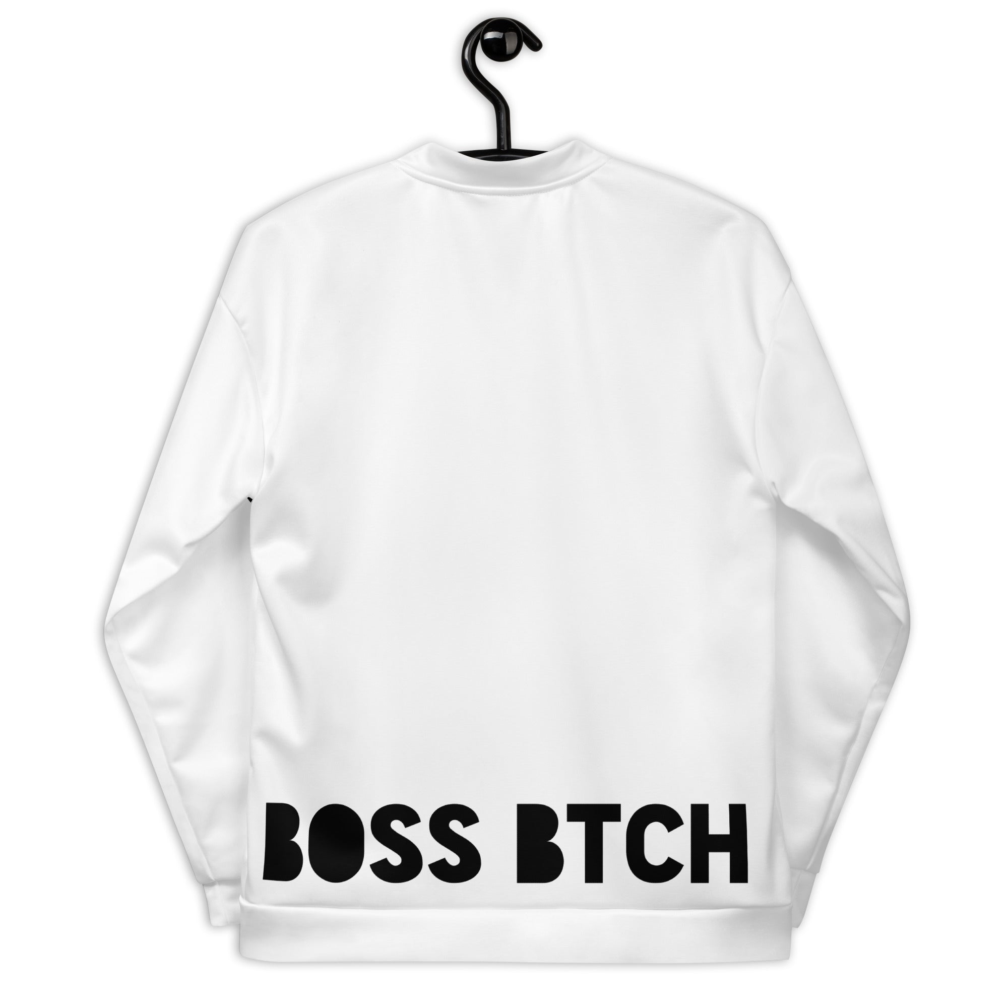 BoSS BTCH White Bomber Jacket - Boss BTCH