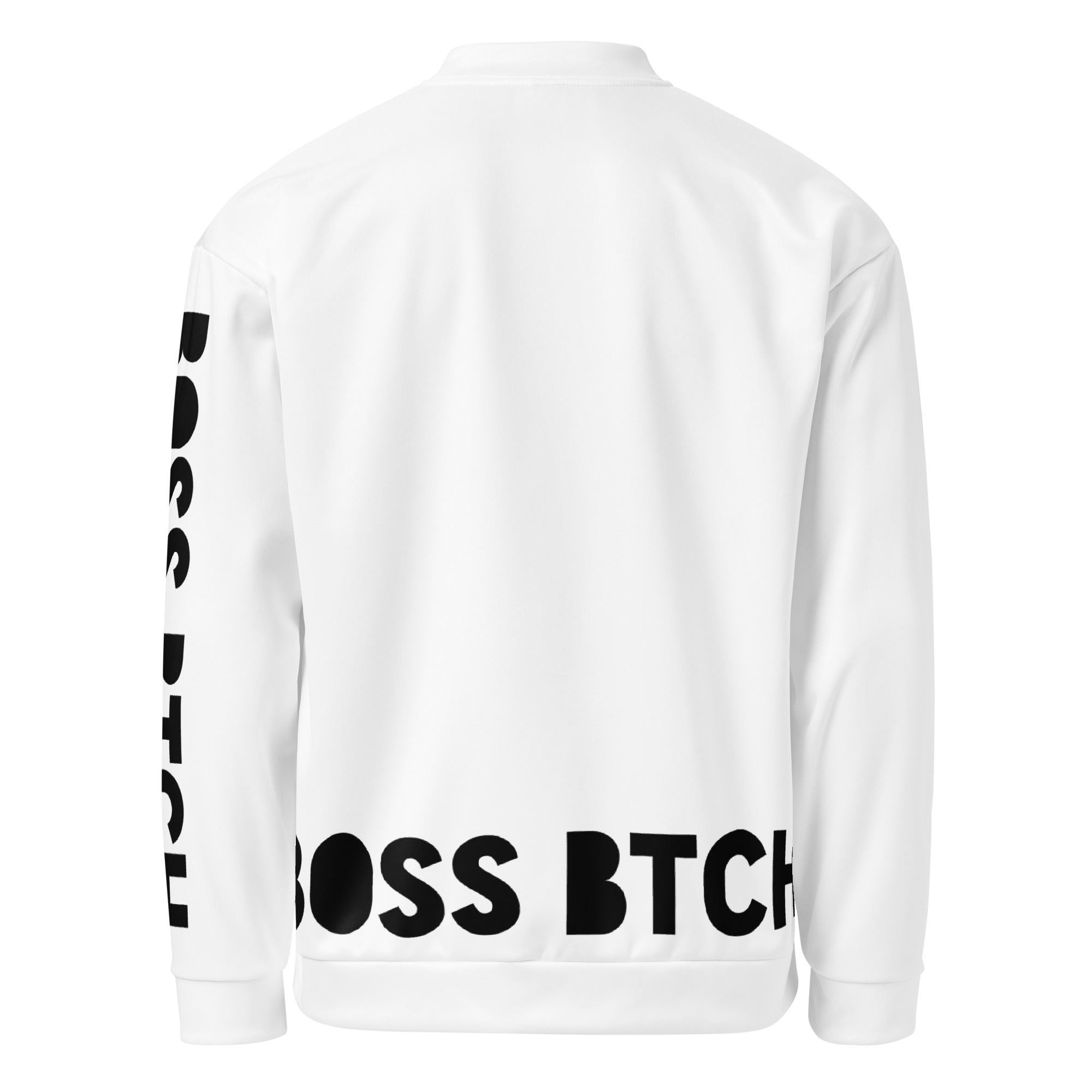 BoSS BTCH White Bomber Jacket - Boss BTCH