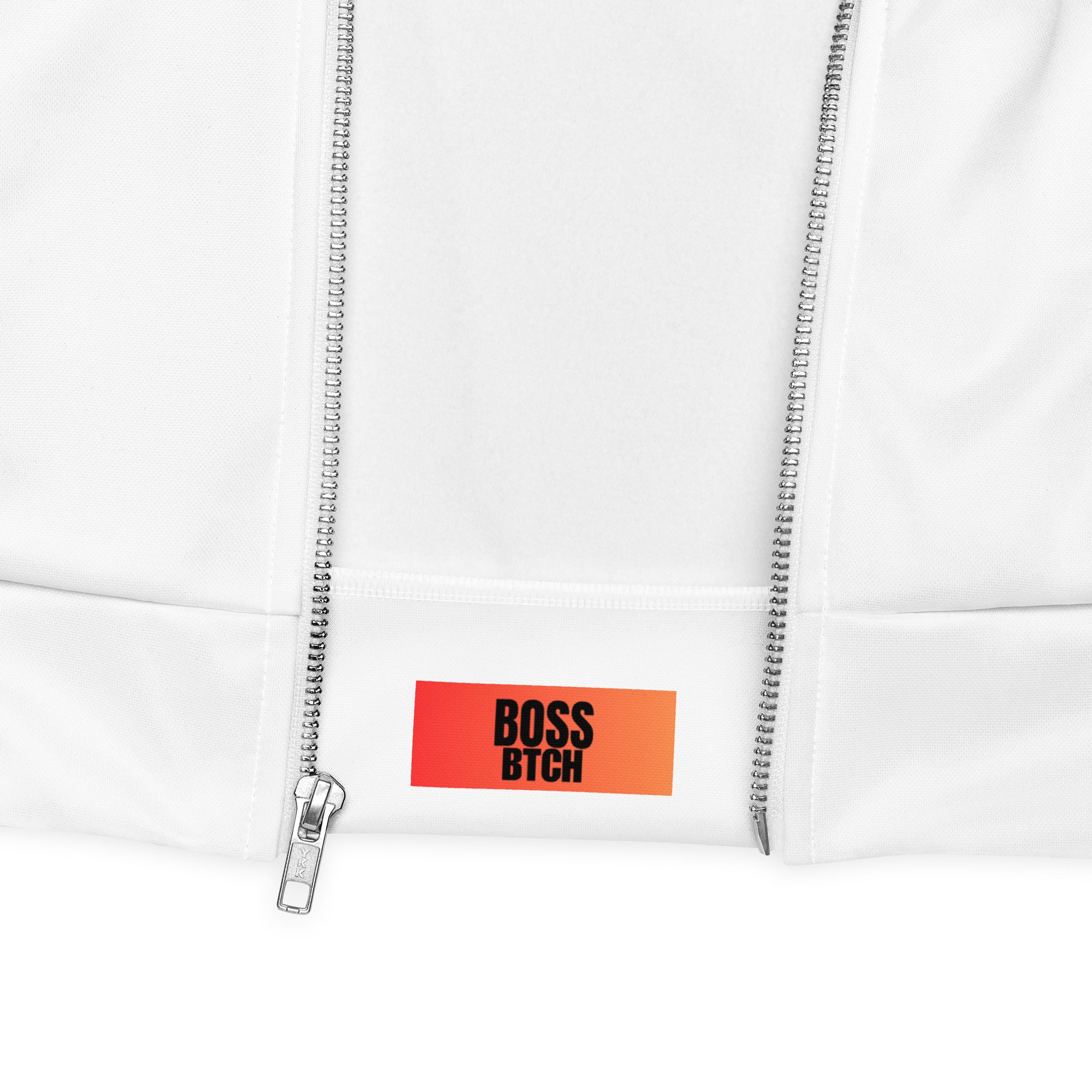 BoSS BTCH White Bomber Jacket - Boss BTCH