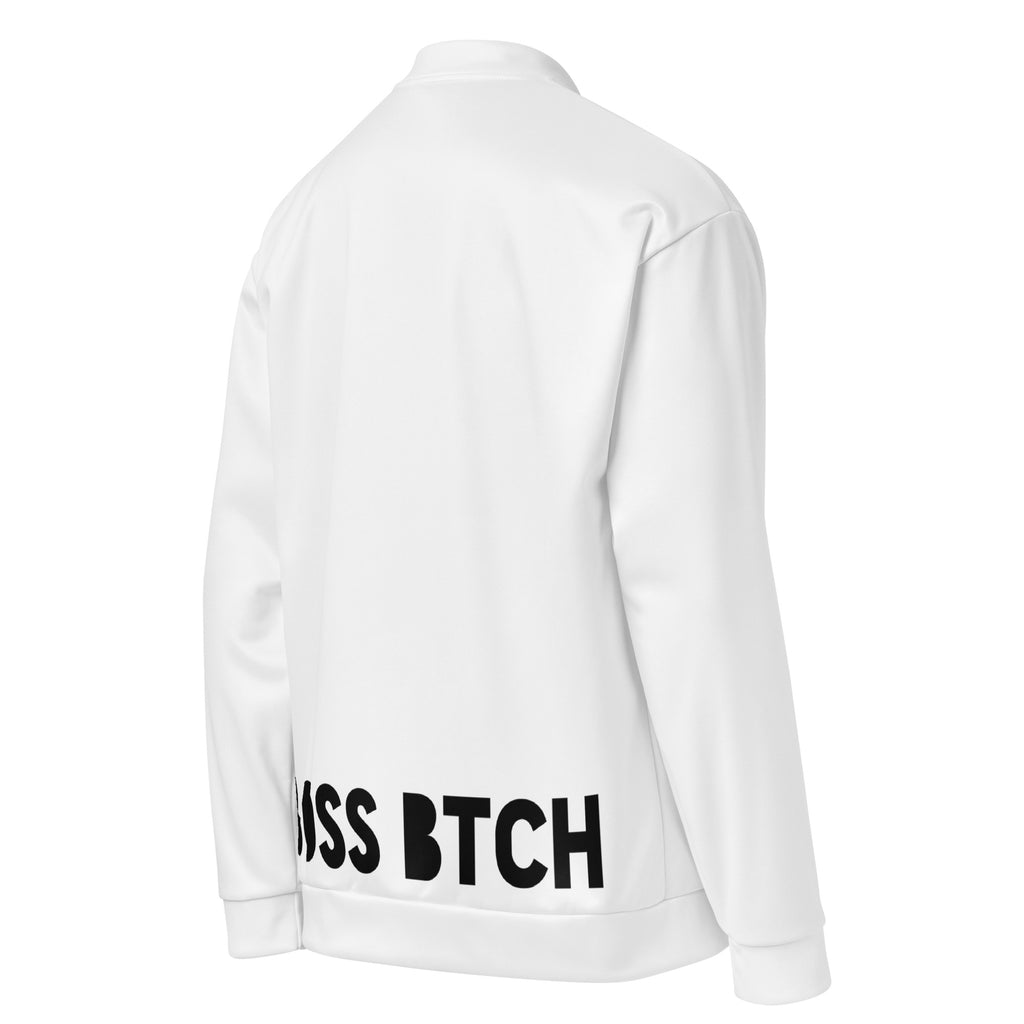 BoSS BTCH White Bomber Jacket - Boss BTCH