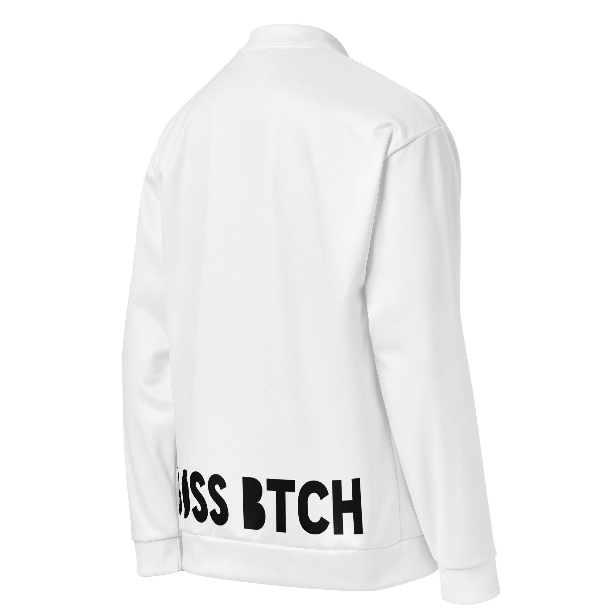 BoSS BTCH White Bomber Jacket - Boss BTCH
