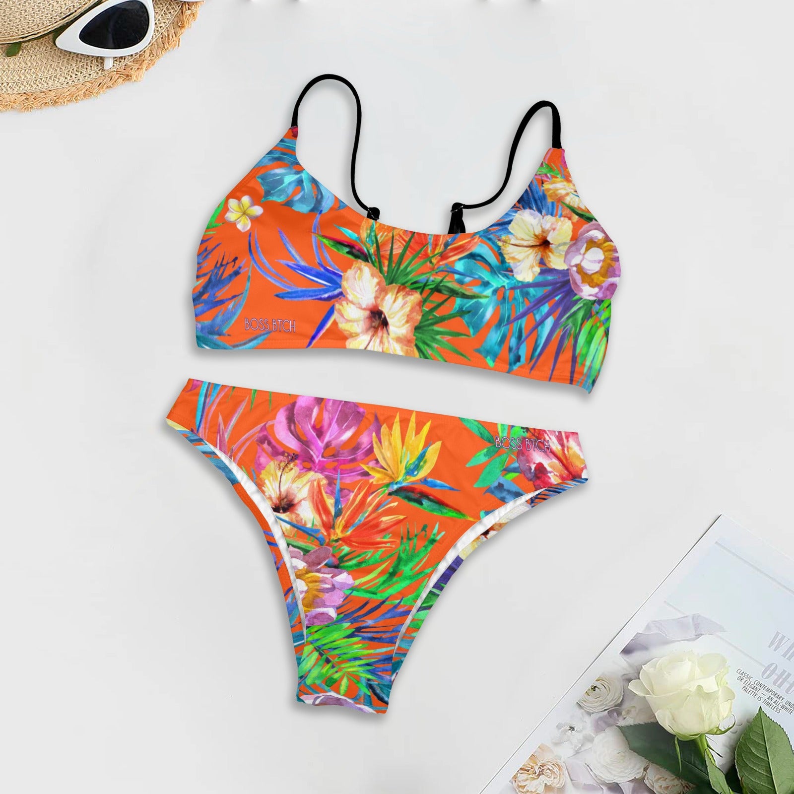 BOSS BTCH Bright Tropical Low-Rise Bikini
