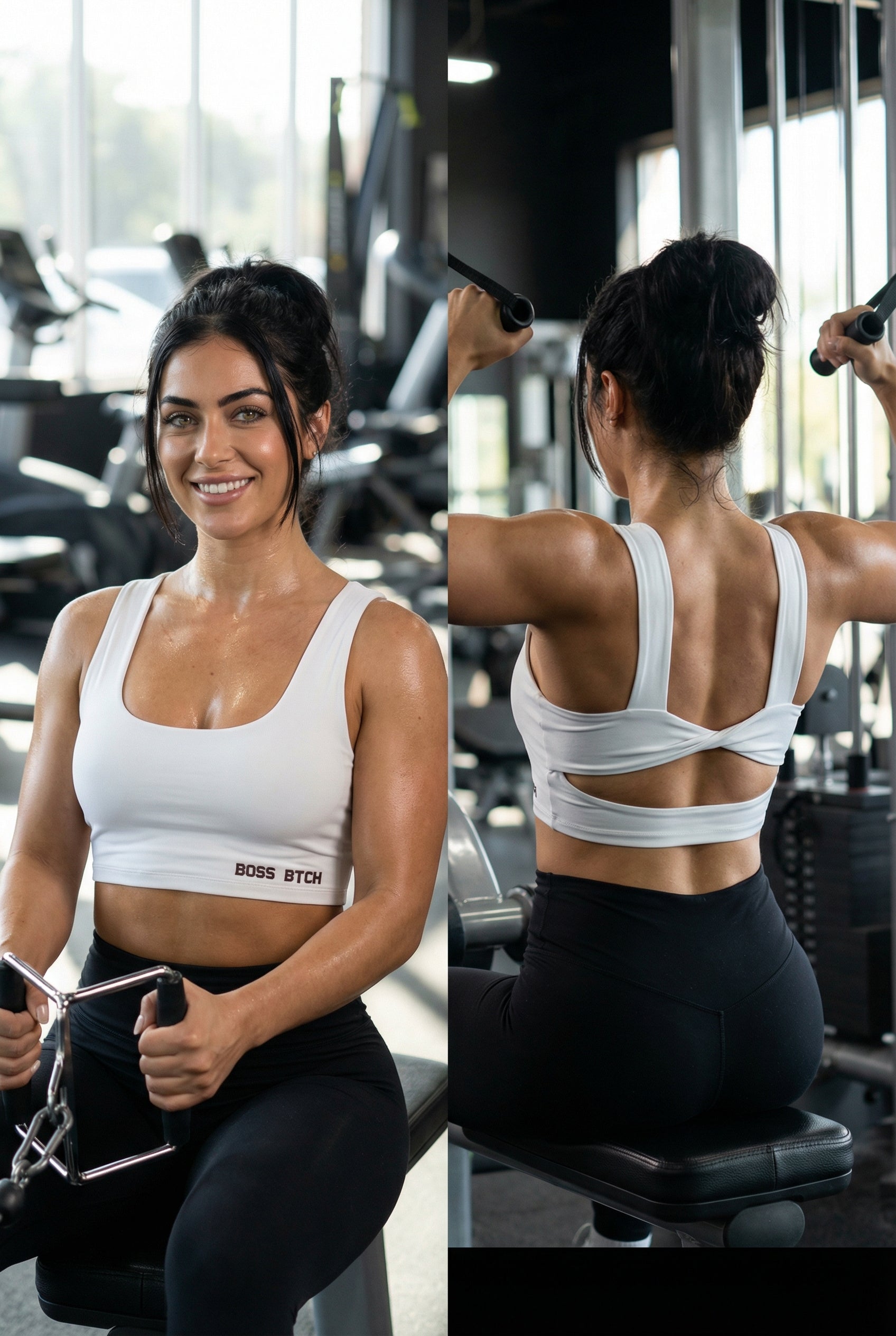 Top de Entrenamiento BOSS BTCH Twist Back