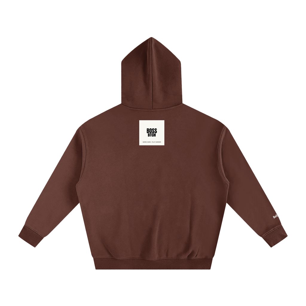 Sudadera con capucha de felpa Oversize BoSS BTCH