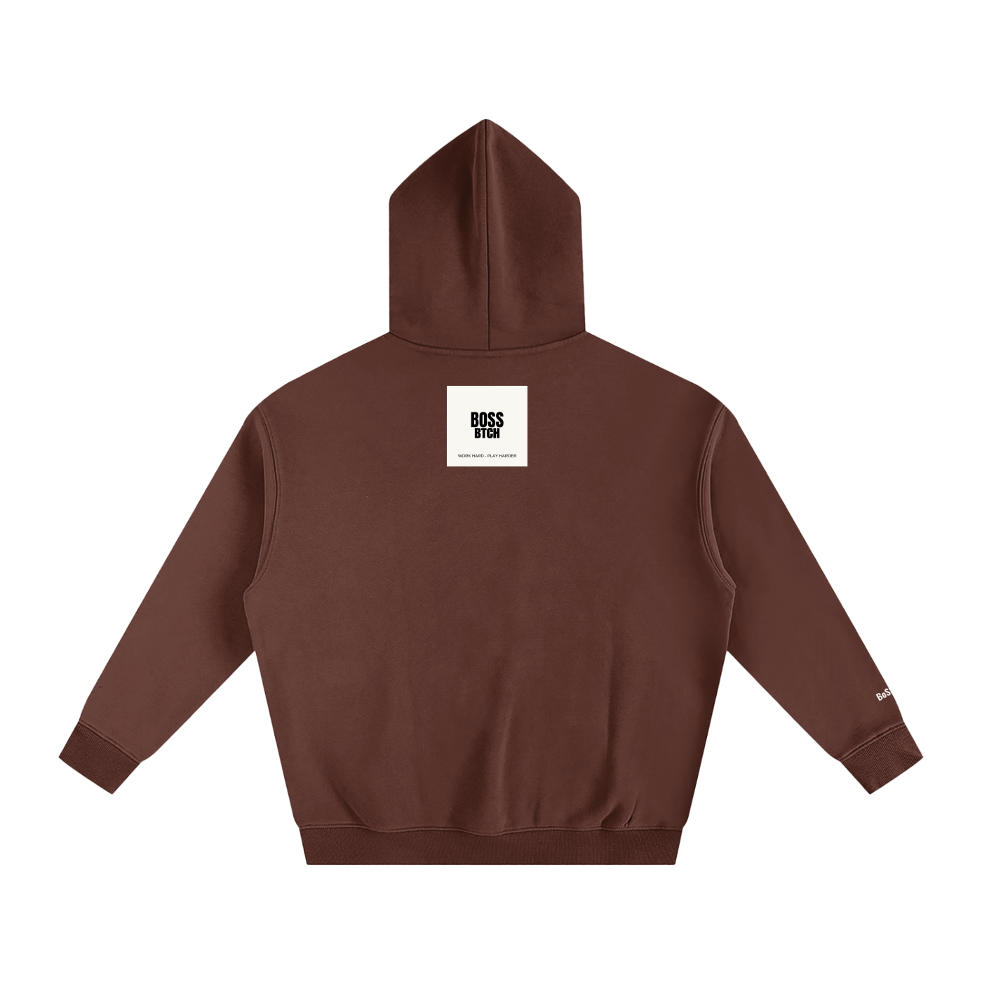 Sudadera con capucha de felpa Oversize BoSS BTCH