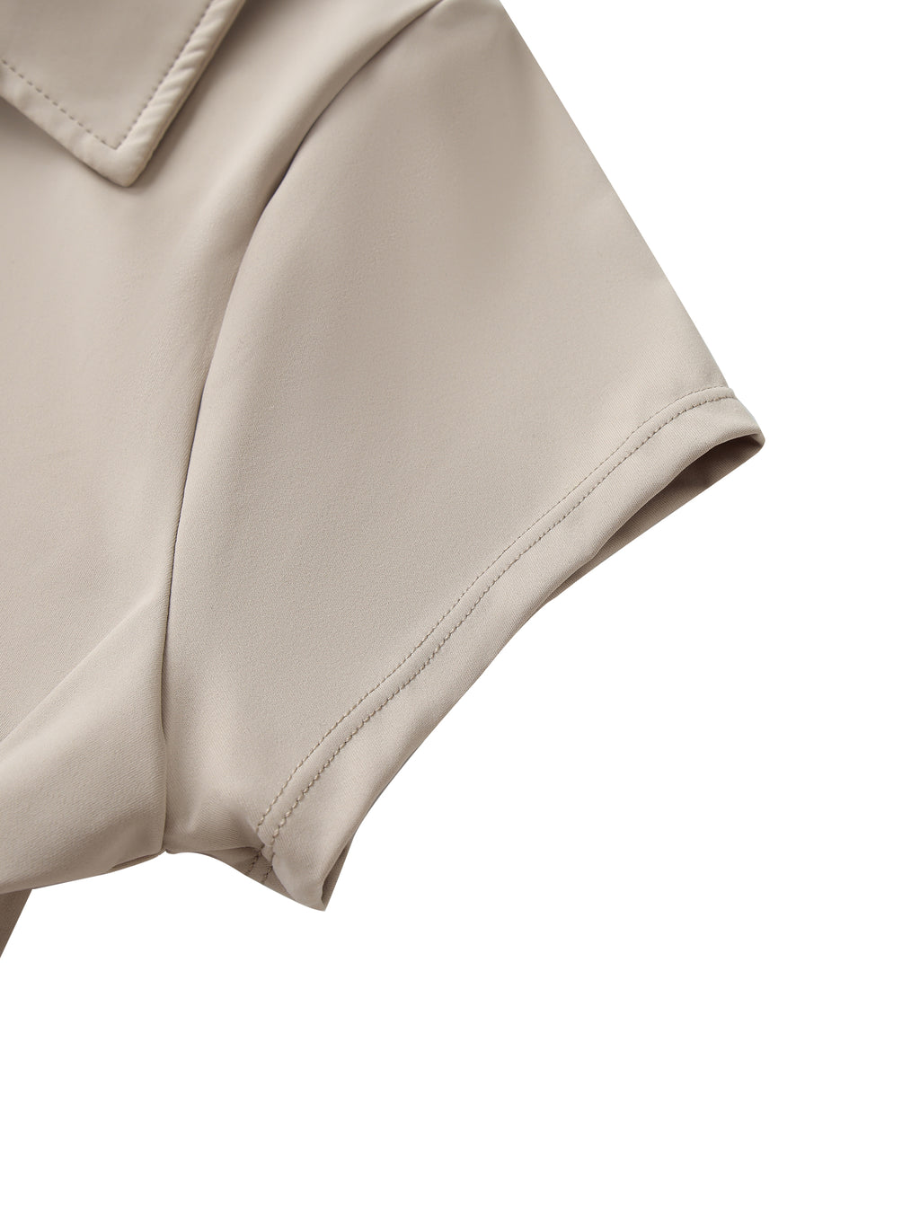BoSS BTCH V-Neck Lapel Crop Top