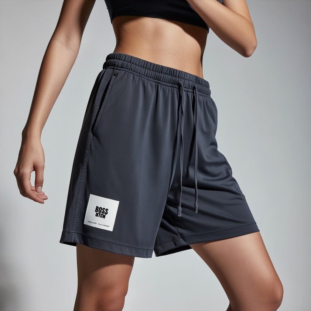 Pantalones Cortos de Algodón Lavado Vintage BoSS BTCH