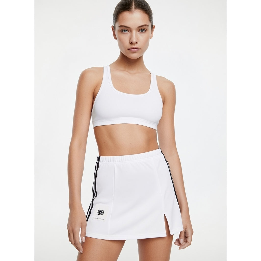 BoSS BTCH Side Stripe Slit Skirt