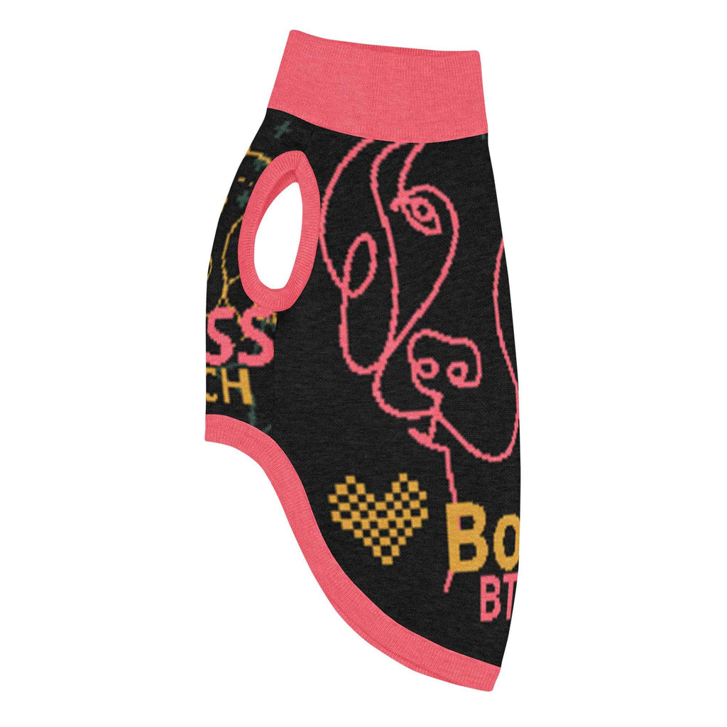 Knitted Style BoSS BTCH Pet Sweater