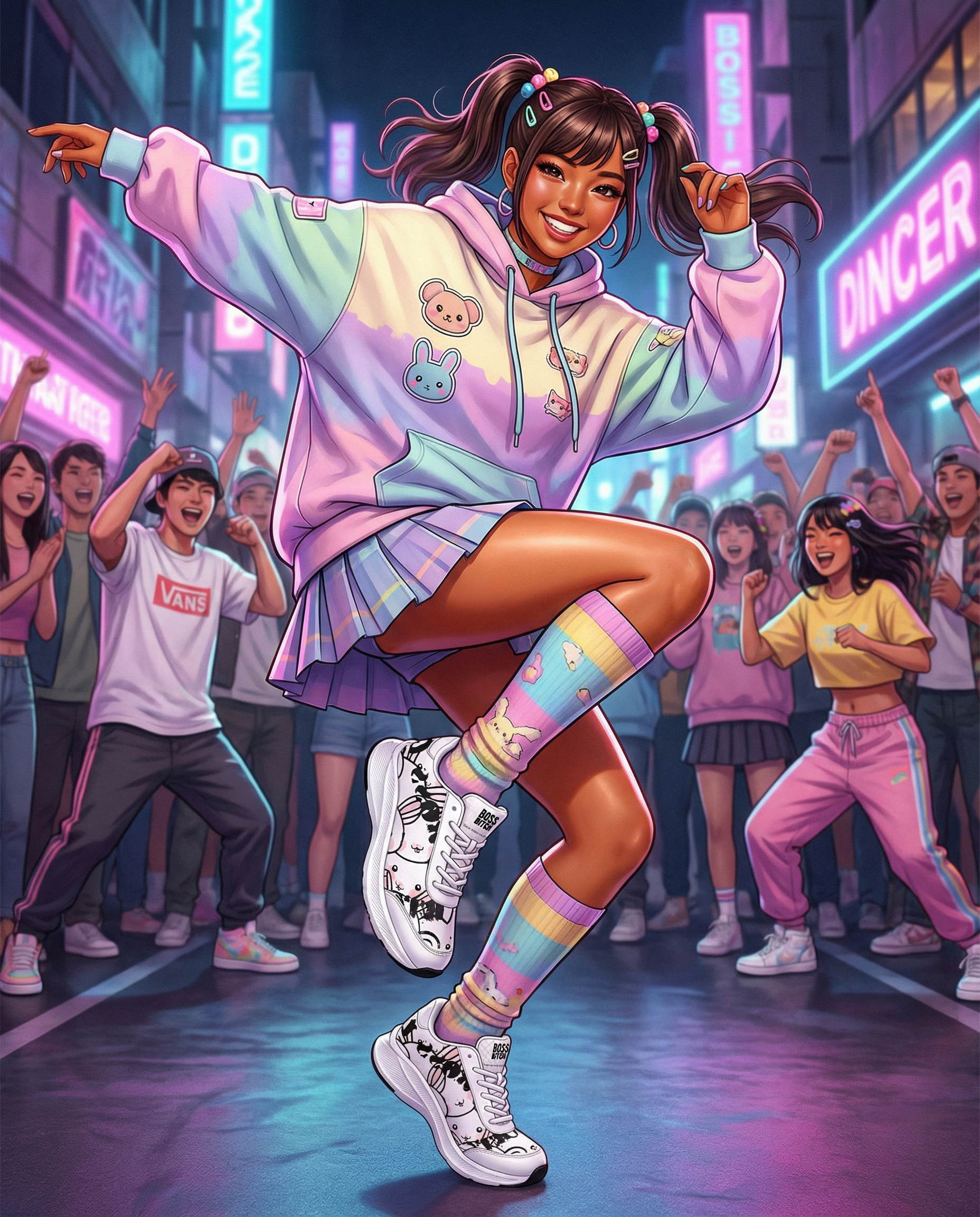 BoSS BTCH Kawaii Bunny Sneakers